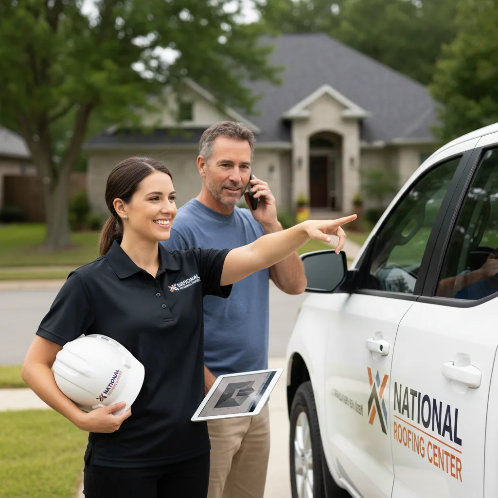 National Roofing Center customer support in Van